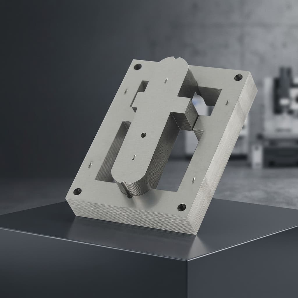 Segmented AFPM stator tooth block rendering
