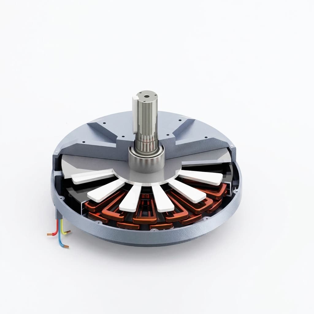 Compact 3D axial flux stator reference